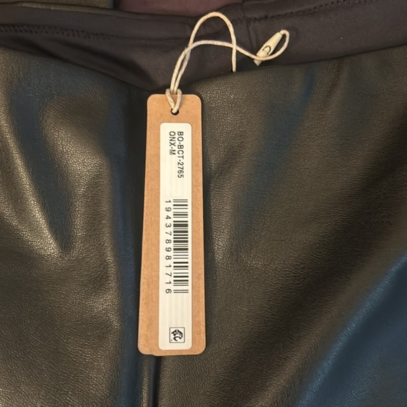 Skims NEW Black faux leather pants😍 - Picture 5 of 12